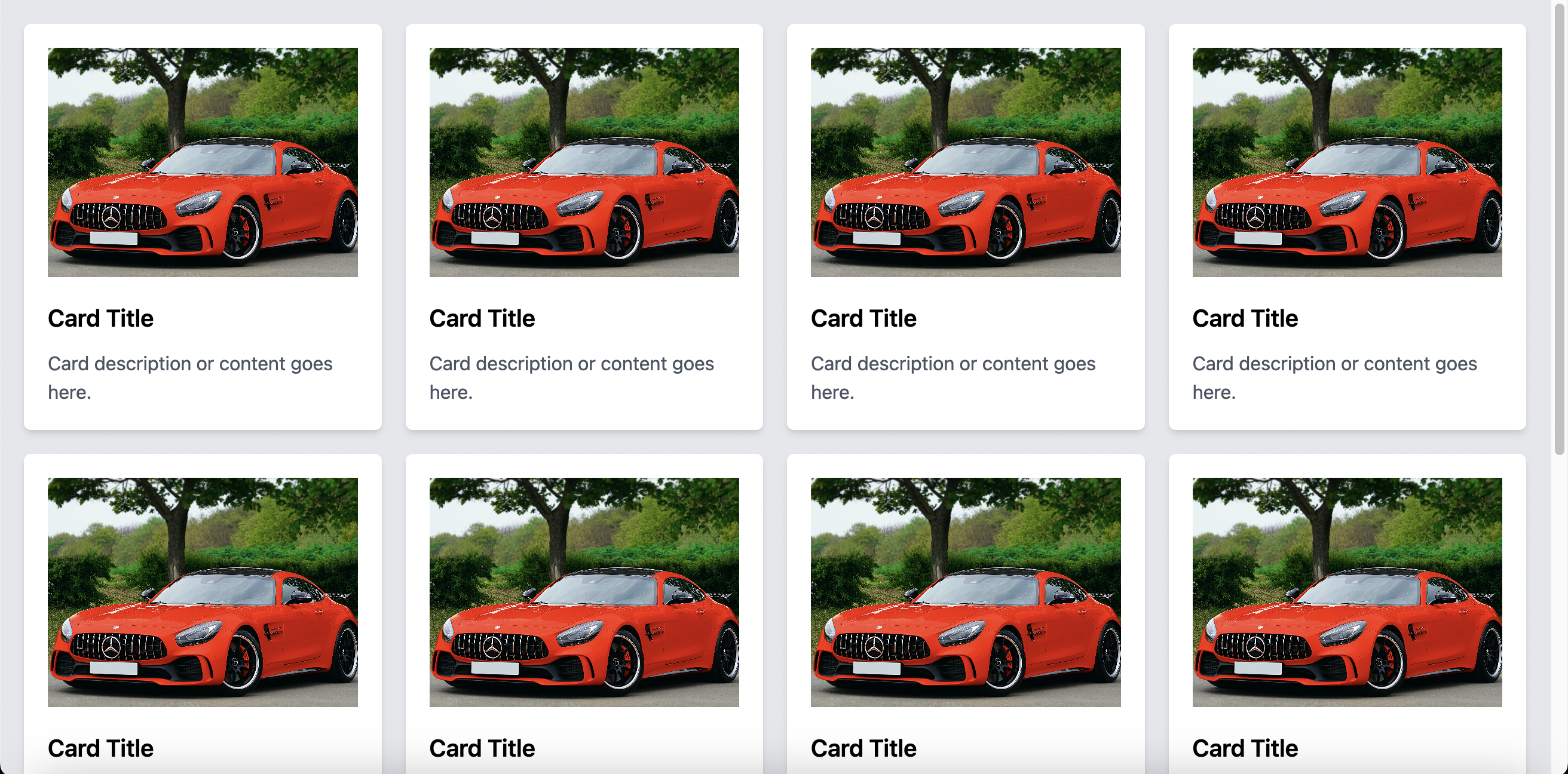 Complete Guide to Creating a 4-Column Grid Layout of Cards Using Tailwind CSS