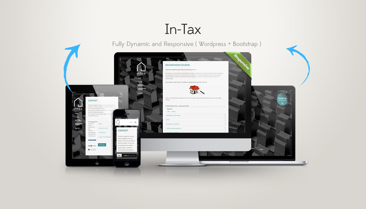 In-tax (WordPress + Bootstrap)